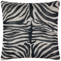 Paoletti Leopardis Zebra Woven Outdoor Cushion Cover - Multicolour - One Size