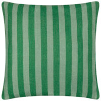 furn. Deck Stripe Woven Outdoor Cushion Cover - Green - One Size