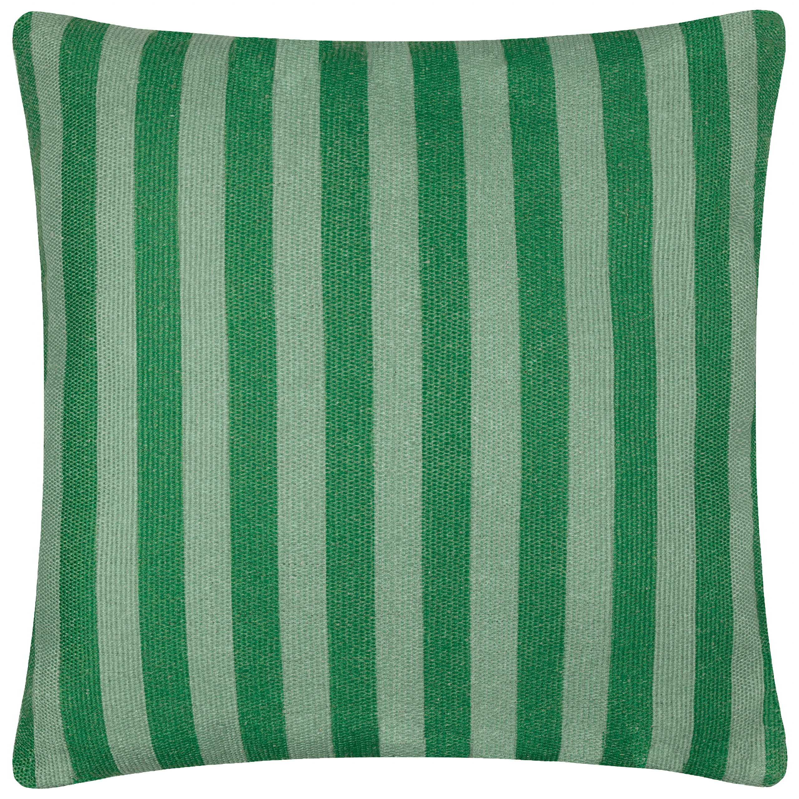 furn. Deck Stripe Woven Outdoor Cushion Cover - Green - One Size