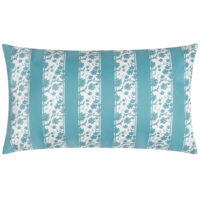 Wylder Nature Chelsea Printed Outdoor Cushion Cover - Blue - Size 30 cm x 50 cm