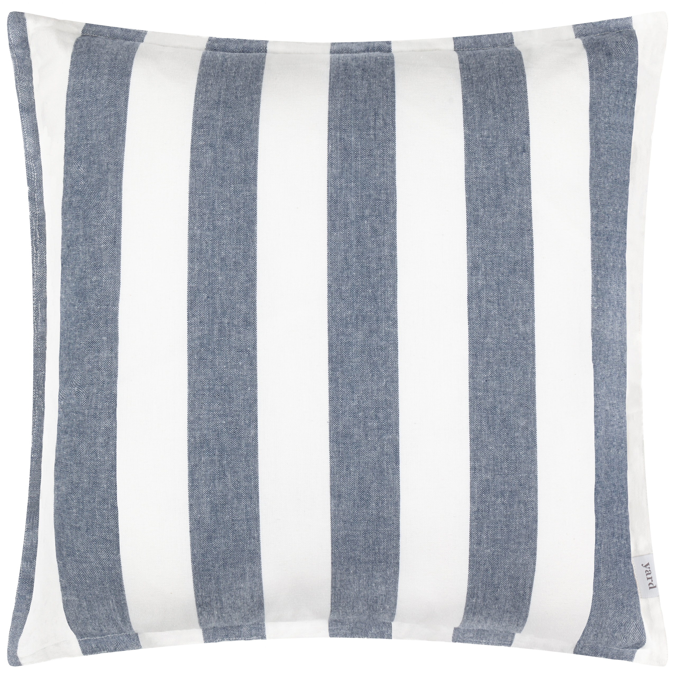 Yard Hayle Cotton Outdoor Filled Cushion - Navy - Size 50 cm x 50 cm
