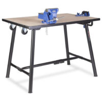 Armorgard TuffBench+ with Handle, Wheels, 4" Chain Vice and 6" Engineers Vice
