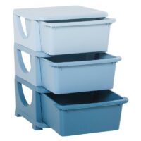 Homcom Kids Three-Tier Storage Unit ? Blue