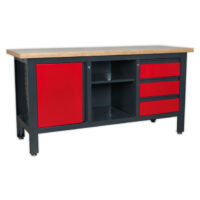 Sealey AP1905B 3 Drawer & 1 Cupboard Workstation