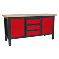 Sealey AP1905C 3 Drawer & 2 Cupboard Workstation