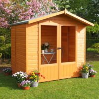 Avance 4' 10" x 6' 8" Apex Summerhouse - Premium Dip Treated Shiplap