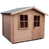 Avesbury 5' 1" x 7' 10" Apex Log Cabin - Budget 19mm Cladding Tongue & Groove