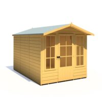 Badminton 9' 6" x 6' 8" Apex Summerhouse - Premium Dip Treated Shiplap