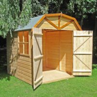 Barn 6' 3" x 6' 8" Barn Shed - Premium Dip Treated Shiplap