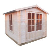 Barnsdale 6' x 6' 10" Apex Log Cabin - Premium 19mm Cladding Log Clad