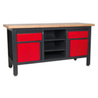 Sealey AP1905A 2 Drawer & 2 Cupboard Workstation