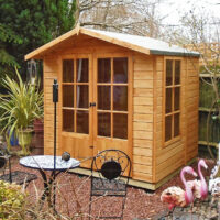 Buckingham 6' 3" x 6' 8" Apex Summerhouse - Premium Dip Treated Shiplap