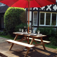 Grand Garden Picnic Table by Charles Taylor - 6 Seats