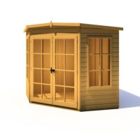 Hampton 6' 6" x 7' 4" Flat Summerhouse - Premium Dip Treated Shiplap