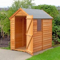 Cromer 3' 8" x 5' 11" Apex Shed - Premium Pressure Treated Overlap
