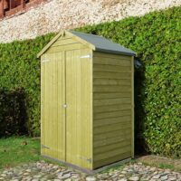 Ashworth 2' 10" x 3' 11" Apex Shed - Premium Pressure Treated Overlap