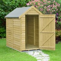 Canterbury 3' 8" x 5' 11" Apex Shed - Premium Pressure Treated Overlap