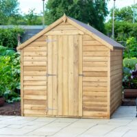Canterbury 5' 9" x 7' 10" Apex Shed - Premium Pressure Treated Overlap