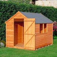 Cromer 5' 9" x 7' 10" Apex Shed - Budget Dip Treated Overlap