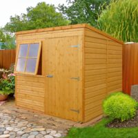 Hampshire 6' 3" x 6' 8" Pent Shed - Premium Dip Treated Shiplap