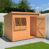 Hampshire 5' 9" x 7' 10" Pent Shed - Premium Dip Treated Shiplap