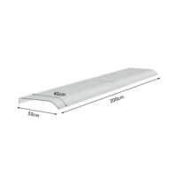 33CM Depth PET Frosted Rain Shelter