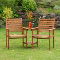 Royalcraft Napoli Garden Love Seat Natural