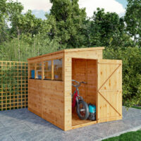 Mercia Modular 8' 3" x 4' 2" Pent Shed - Premium Dip Treated Shiplap