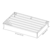 Mercia 6' 5" x 10' 2" Building Base - Premium Pressure Treated