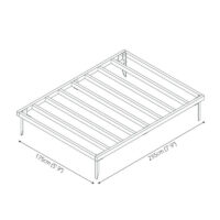 Mercia 7' 8" x 5' 8" Building Base - Premium Pressure Treated