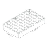 Mercia 9' 6" x 7' 8" Building Base - Premium Pressure Treated