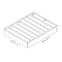 Mercia 3' 7" x 3' 10" Building Base - Premium Pressure Treated