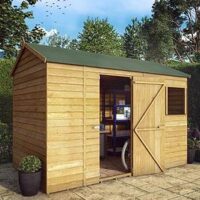 Mercia 10 X 6Ft Overlap Reverse Apex Shed - Fsc&Reg; Certified