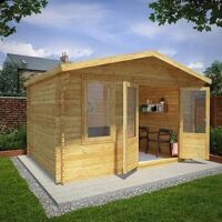 Mercia 4M X 3M Retreat Log Cabin (28Mm) - Pefc Certified