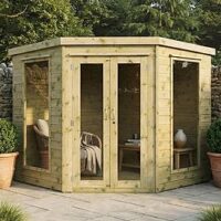 Mercia 7 X 7Ft Premium Corner Summerhouse - Pefc Certified