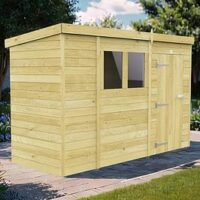 Diy Sheds 10 X 4 Pent Shed Shiplap Pressure Treated
