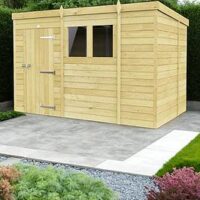 Diy Sheds 10 X 6 Pent Shed Shiplap Pressure Treated