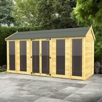 Diy Sheds 14 X 8 Apex Summer House (Full Height Window)