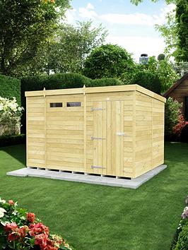 Diy Sheds 10 X 8 Security Pent Shed