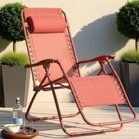 The Very Collection Luxury Relaxer Chair Rust