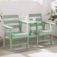 Vonhaus Westport Jack & Jill Seat- Green