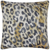 Paoletti Leopardis Leopard Woven Outdoor Cushion Cover - Multicolour - One Size