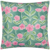 Wylder Nature Viola Reversible Outdoor Cushion Cover - Blue - Size 45 cm x 45 cm