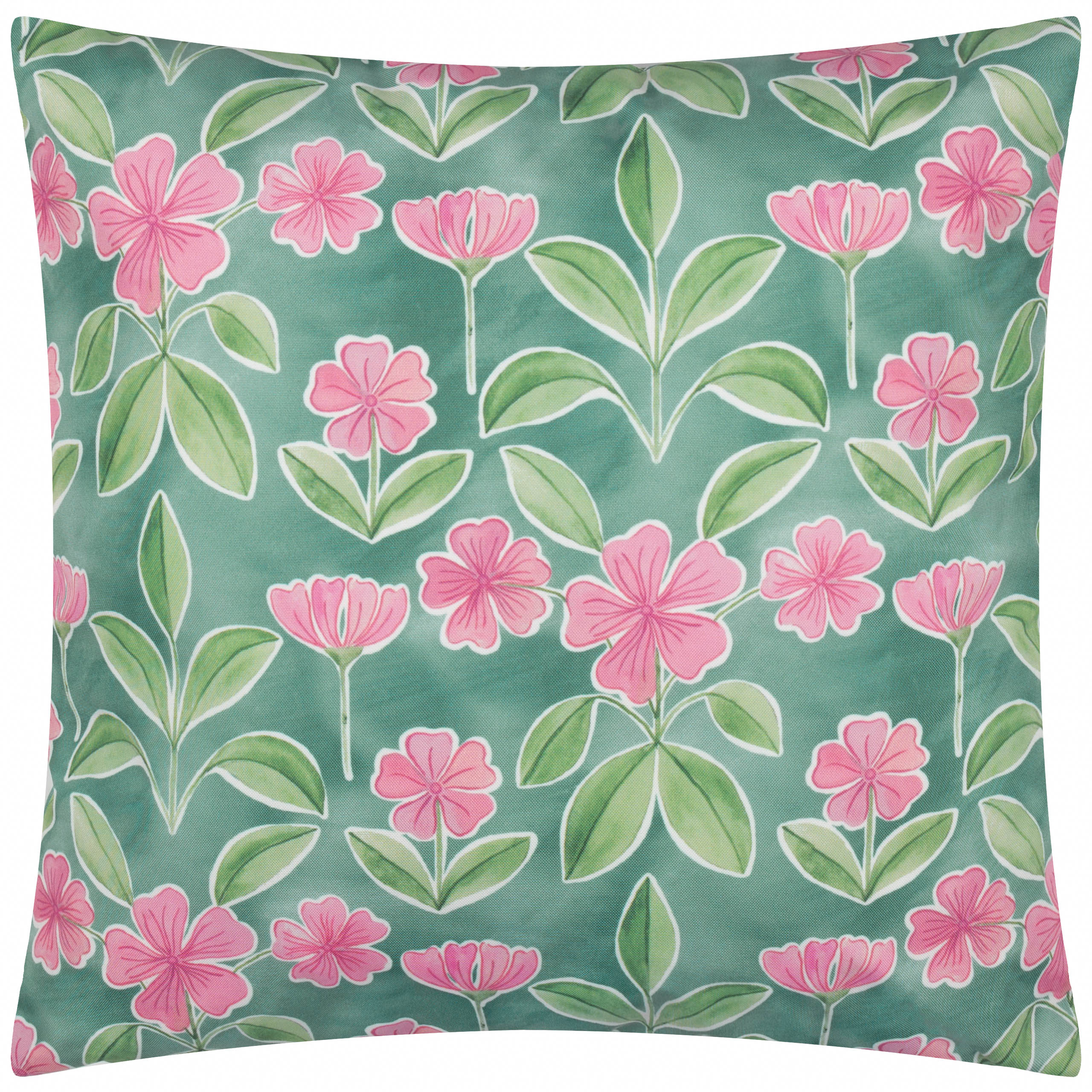 Wylder Nature Viola Reversible Outdoor Cushion Cover - Blue - Size 45 cm x 45 cm