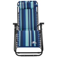 Trespass Glentilt Reclining Garden Chair/Recliner (Blue Stripe) - Multicolour - One Size