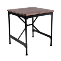 Delzano Wooden Square Dining Table in Ash