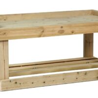 Millhouse Early Years Wooden Outdoor Activity Busy Bench